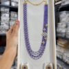 MSCreation Multi - Layered Crystal Beads Necklace with Earrings Set