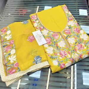MSCreation Noor-E-Gul Floral Embroidered Suit